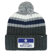 '47 Toronto Maple Leafs Stack Patch Cuffed Knit Hat with Pom