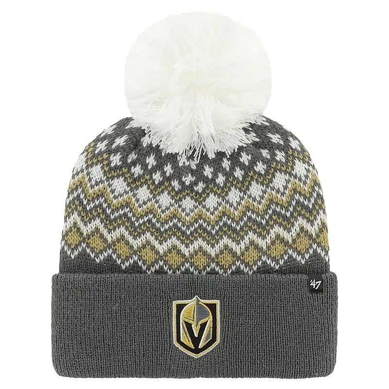 '47 Vegas Golden Knights Elsa Cuffed Knit Hat with Pom