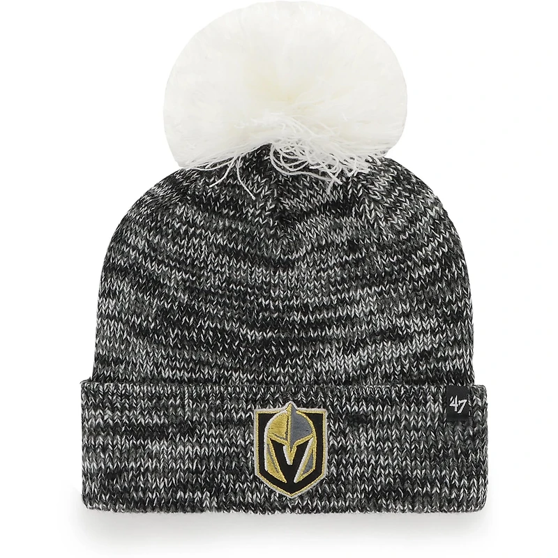'47 Vegas Golden Knights Triple Cross Cuffed Knit Hat with Pom