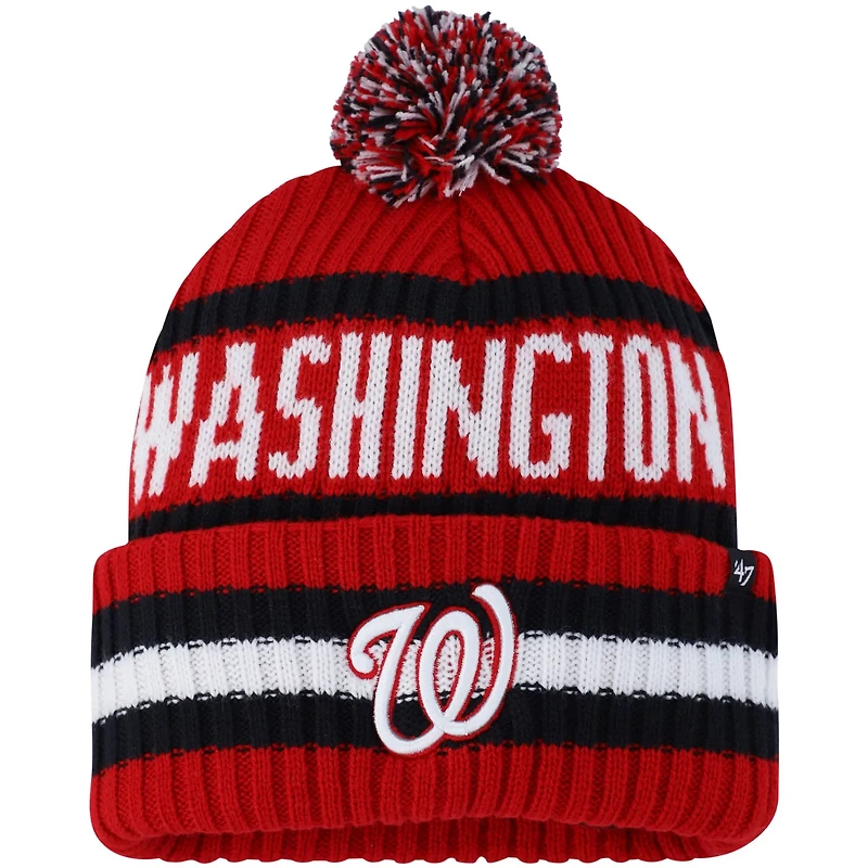 '47 Washington Nationals Bering Cuffed Knit Hat with Pom