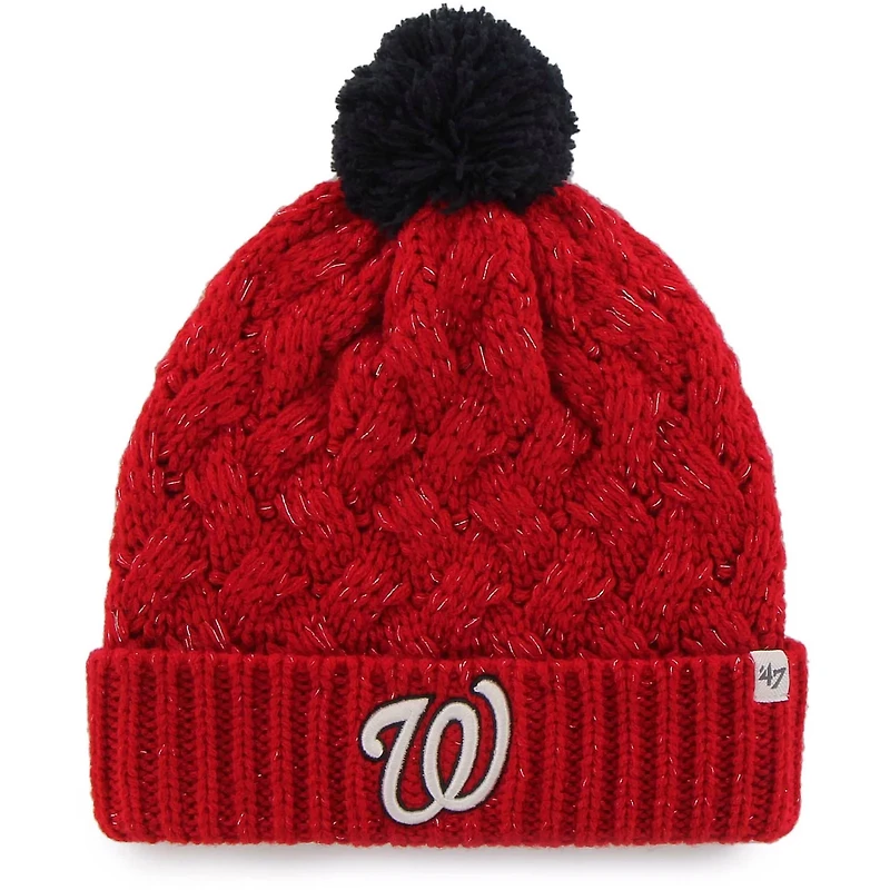 '47 Washington Nationals Knit Cuffed Hat with Pom