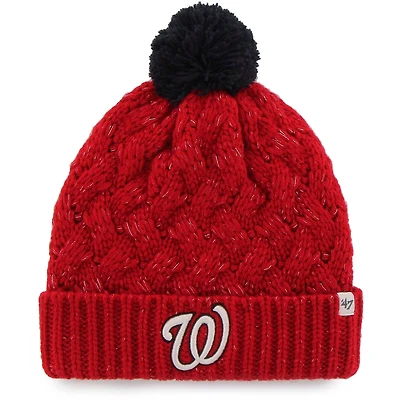 '47 Washington Nationals Knit Cuffed Hat with Pom