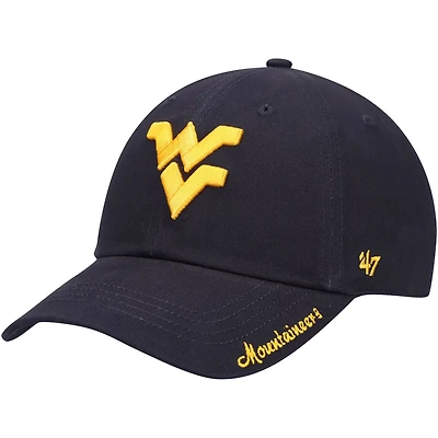 '47 West Virginia Mountaineers Miata Clean Up Logo Adjustable Hat