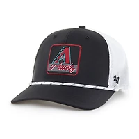 '47 White Arizona Diamondbacks Scratch Adjustable Trucker Hat