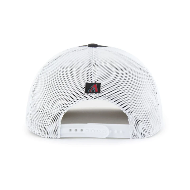 '47 White Arizona Diamondbacks Scratch Adjustable Trucker Hat