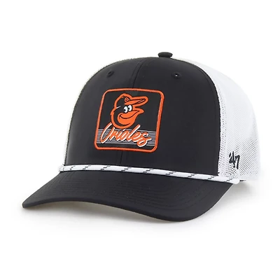 '47 White Baltimore Orioles Scratch Adjustable Trucker Hat