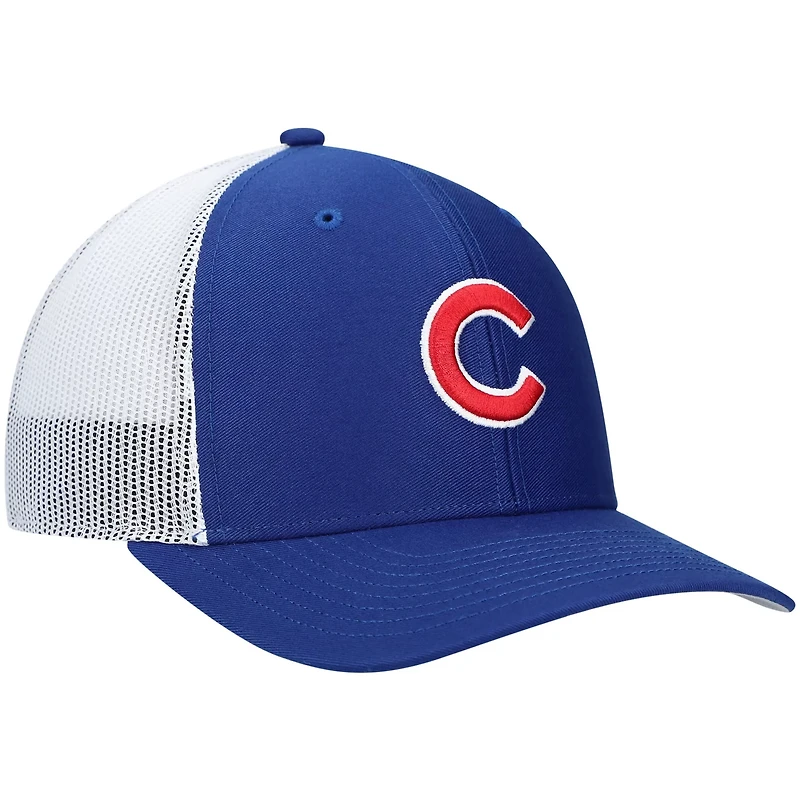 '47 White Chicago Cubs Primary Logo Trucker Snapback Hat