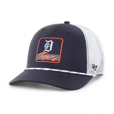 '47 White Detroit Tigers Scratch Adjustable Trucker Hat