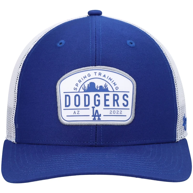 '47 White Los Angeles Dodgers 2022 Spring Training Panorama Trucker Snapback Hat
