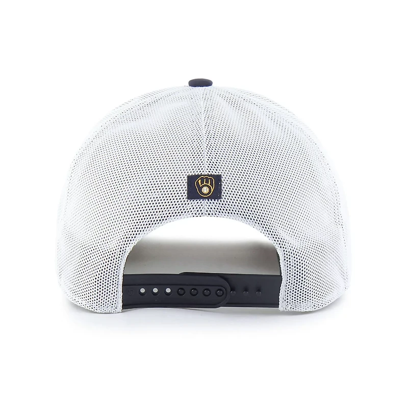 '47 White Milwaukee Brewers Fairway Trucker Adjustable Hat