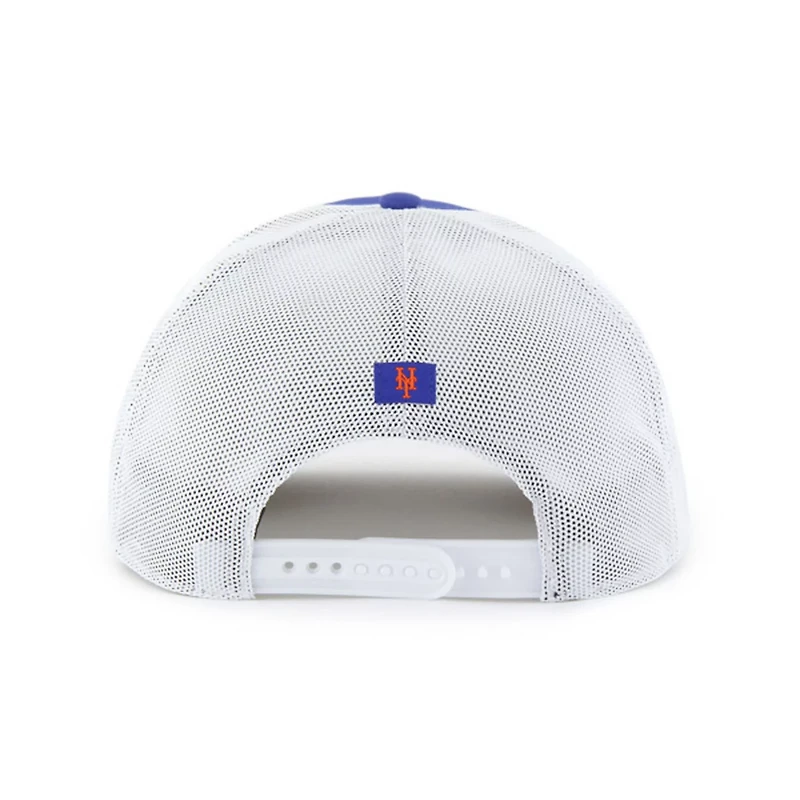 '47 White New York Mets Scratch Adjustable Trucker Hat