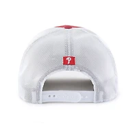 '47 White Philadelphia Phillies Scratch Adjustable Trucker Hat