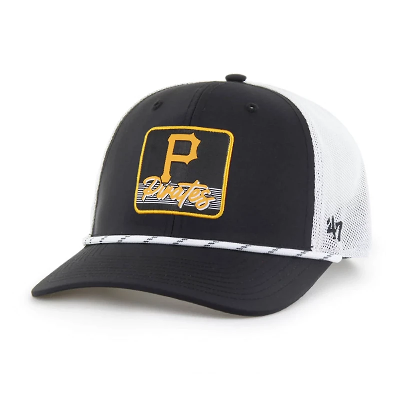 '47 White Pittsburgh Pirates Scratch Adjustable Trucker Hat