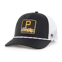 '47 White Pittsburgh Pirates Scratch Adjustable Trucker Hat