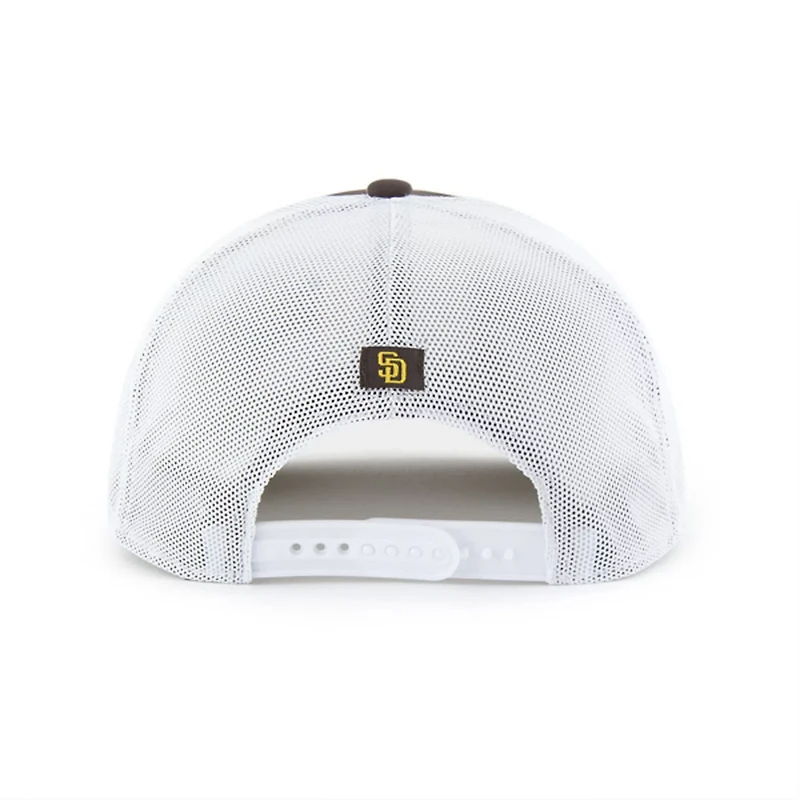 '47 White San Diego Padres Scratch Adjustable Trucker Hat