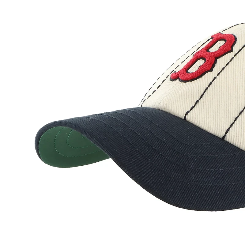 '47 x Rawlings Navy Boston Red Sox Pinstripe Clean Up Adjustable Hat
