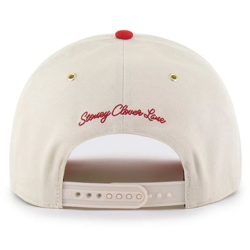 '47 x Stoney Clover Lane Red Philadelphia Phillies Glitter Rope Hitch Adjustable Hat