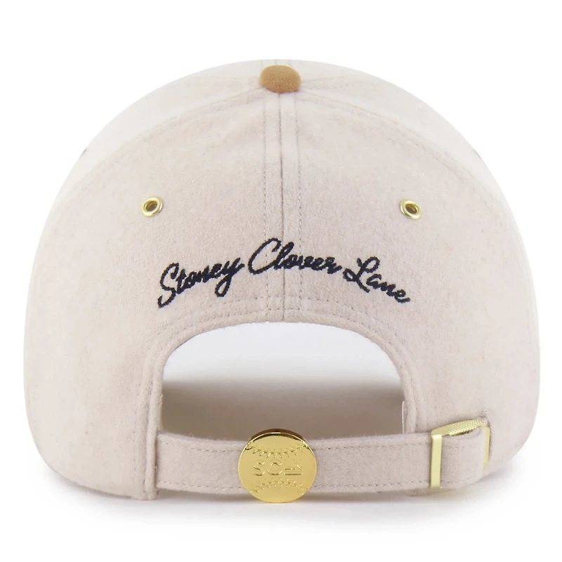 '47 x Stoney Clover Lane Tan Houston Astros Script Charm Clean Up Adjustable Hat