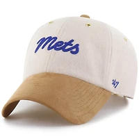 '47 x Stoney Clover Lane Tan New York Mets Script Charm Clean Up Adjustable Hat