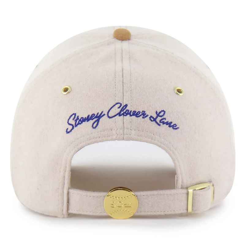 '47 x Stoney Clover Lane Tan New York Mets Script Charm Clean Up Adjustable Hat