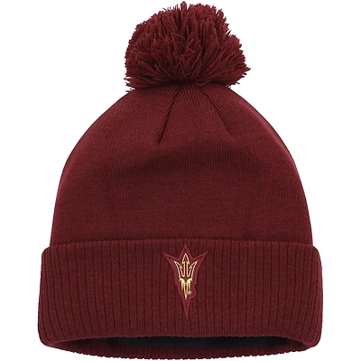 adidas Arizona State Sun Devils 2023 Sideline COLDRDY Cuffed Knit Hat with Pom