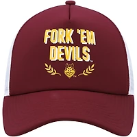 adidas Arizona State Sun Devils Phrase Foam Front Trucker Adjustable Hat