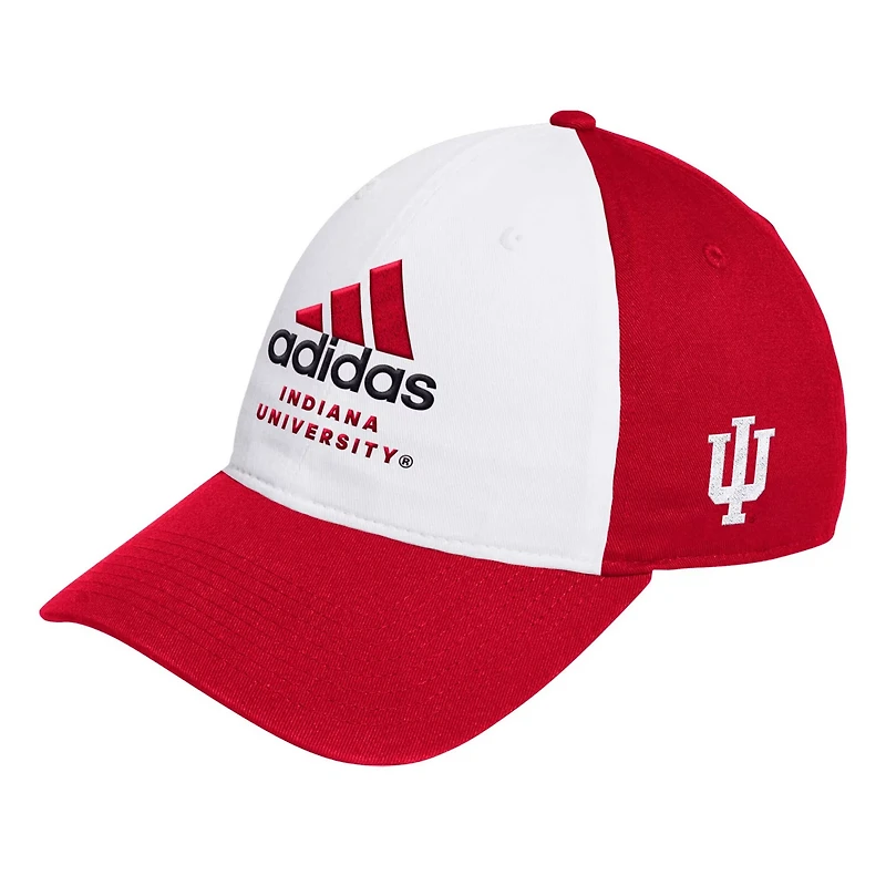 adidas Crimson Indiana Hoosiers Slouch Adjustable Hat