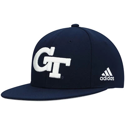 adidas Georgia Tech Yellow Jackets On-Field Baseball Fitted Hat