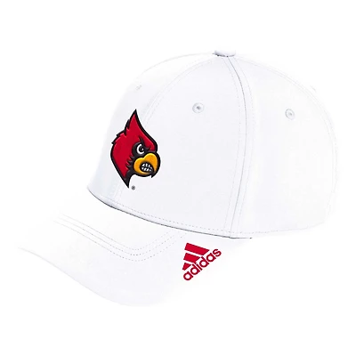 adidas Louisville Cardinals Locker Room Logo Flex Hat