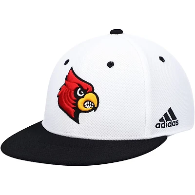 adidas Louisville Cardinals On-Field Baseball Fitted Hat
