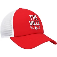 adidas Louisville Cardinals Phrase Foam Front Trucker Adjustable Hat
