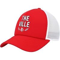 adidas Louisville Cardinals Phrase Foam Front Trucker Adjustable Hat