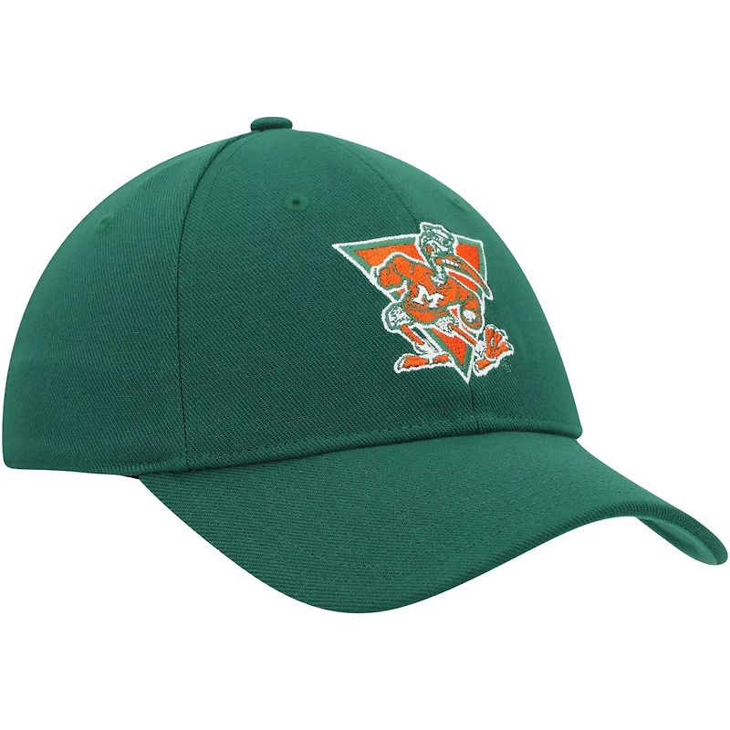 adidas Miami Hurricanes Vault Slouch Flex Hat