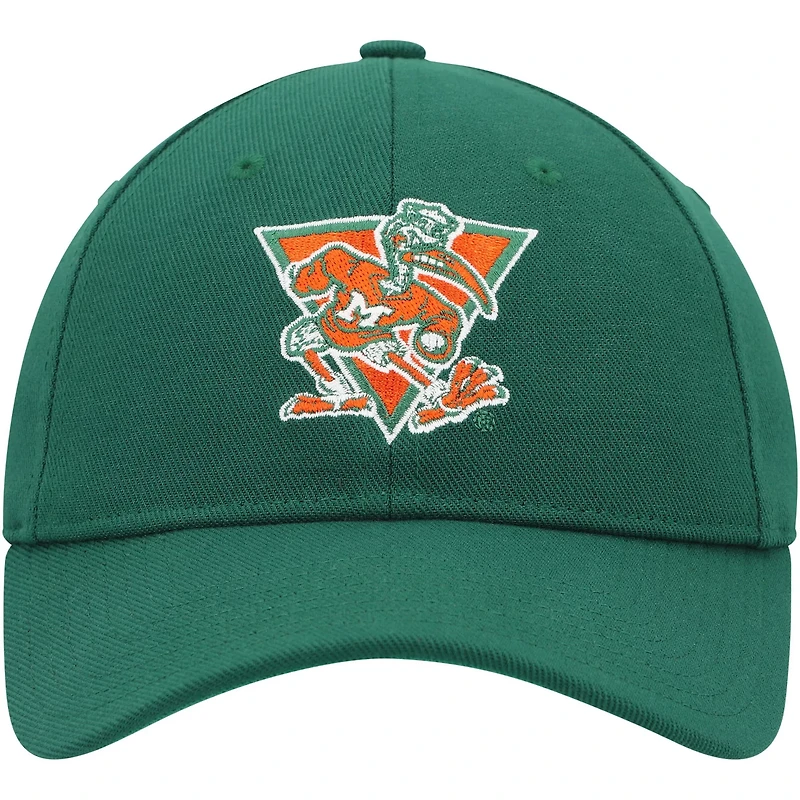 adidas Miami Hurricanes Vault Slouch Flex Hat