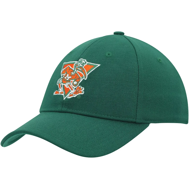 adidas Miami Hurricanes Vault Slouch Flex Hat