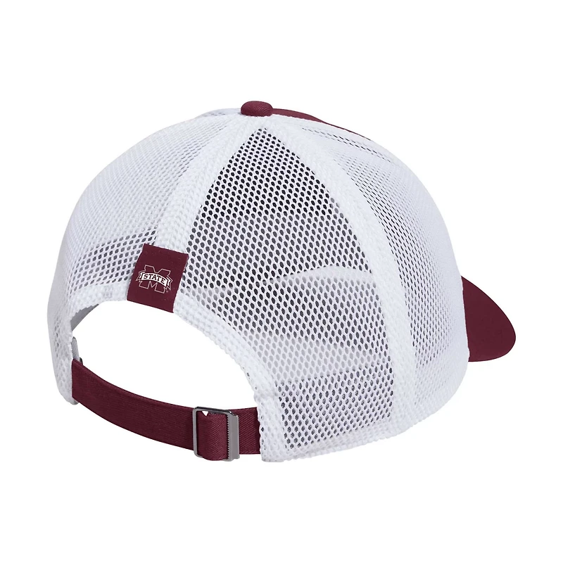 adidas Mississippi State Bulldogs Mascot Block Letter Slouch Trucker Adjustable Hat