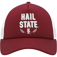 adidas Mississippi State Bulldogs Phrase Foam Front Trucker Adjustable Hat