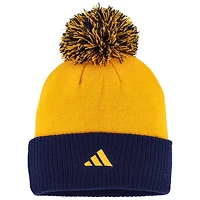 adidas Nashville Predators Laurel Cuffed Knit Hat with Pom