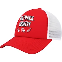 adidas NC State Wolfpack Phrase Foam Front Trucker Adjustable Hat