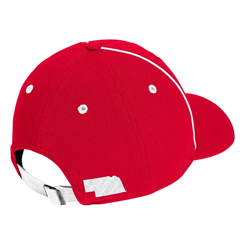 adidas Nebraska Huskers Locker Room Athlete Pack Slouch Adjustable Hat