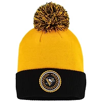 adidas Pittsburgh Penguins Laurel Cuffed Knit Hat with Pom