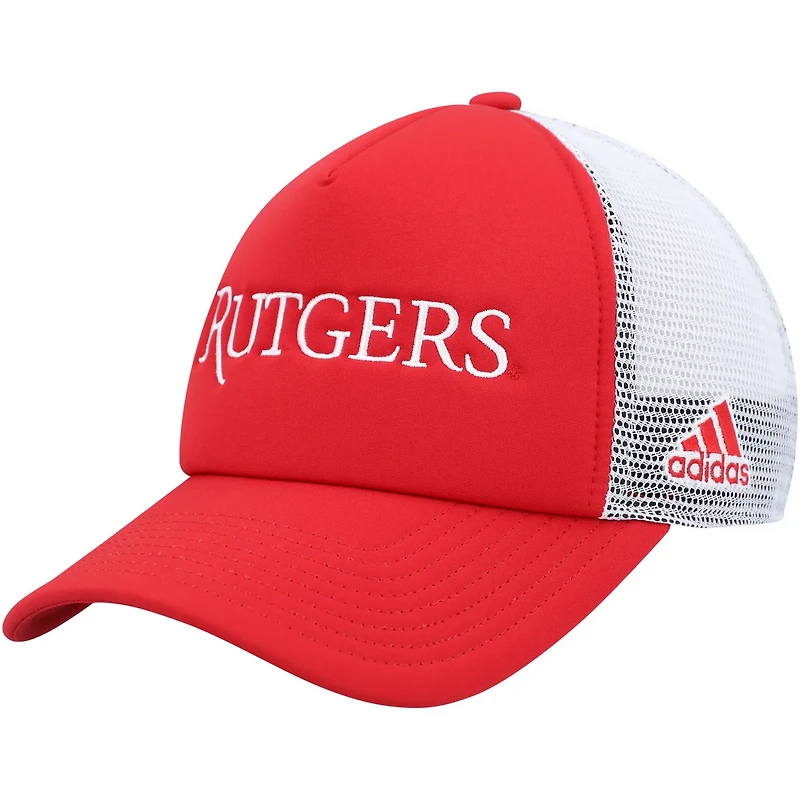 adidas Rutgers Knights Foam Trucker Snapback Hat