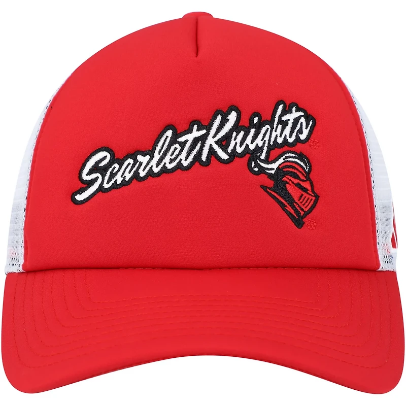 adidas Rutgers Knights Script Trucker Snapback Hat