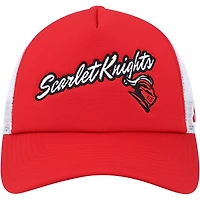 adidas Rutgers Knights Script Trucker Snapback Hat