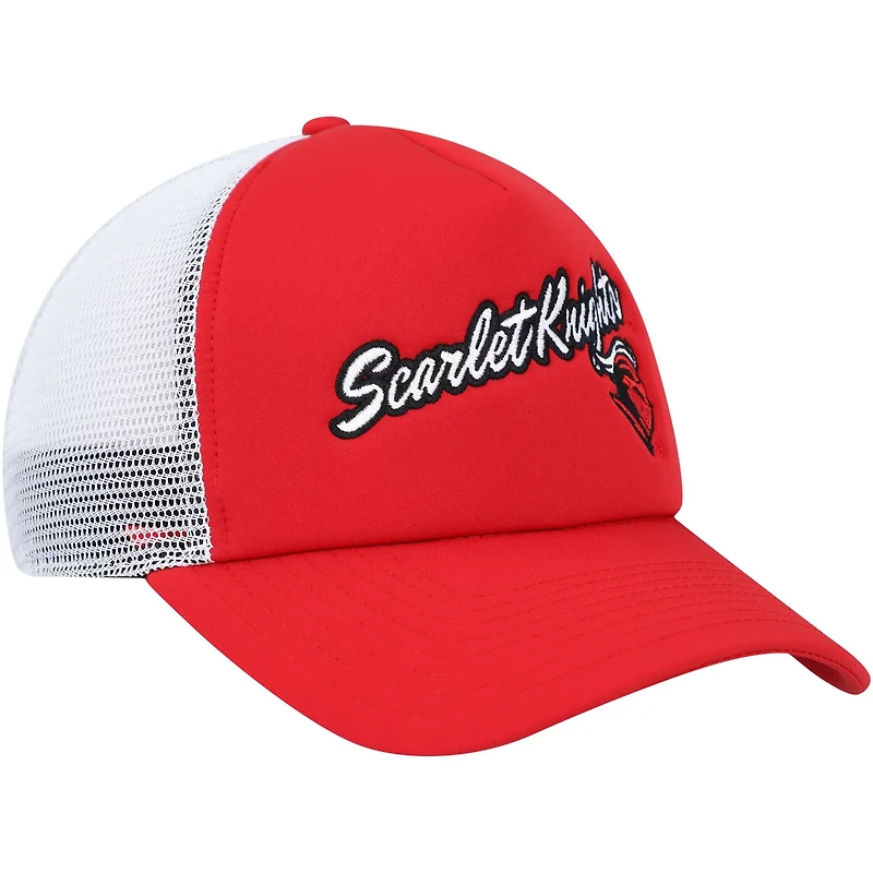 adidas Rutgers Knights Script Trucker Snapback Hat