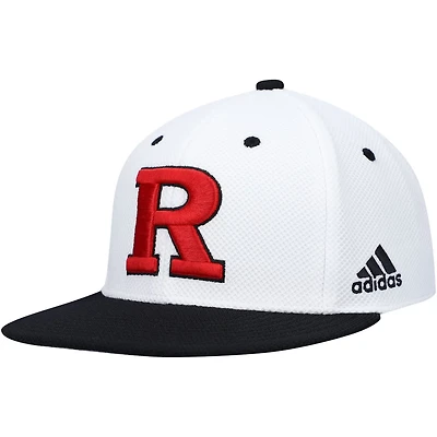 adidas Rutgers Scarlet Knights On-Field Baseball Fitted Hat