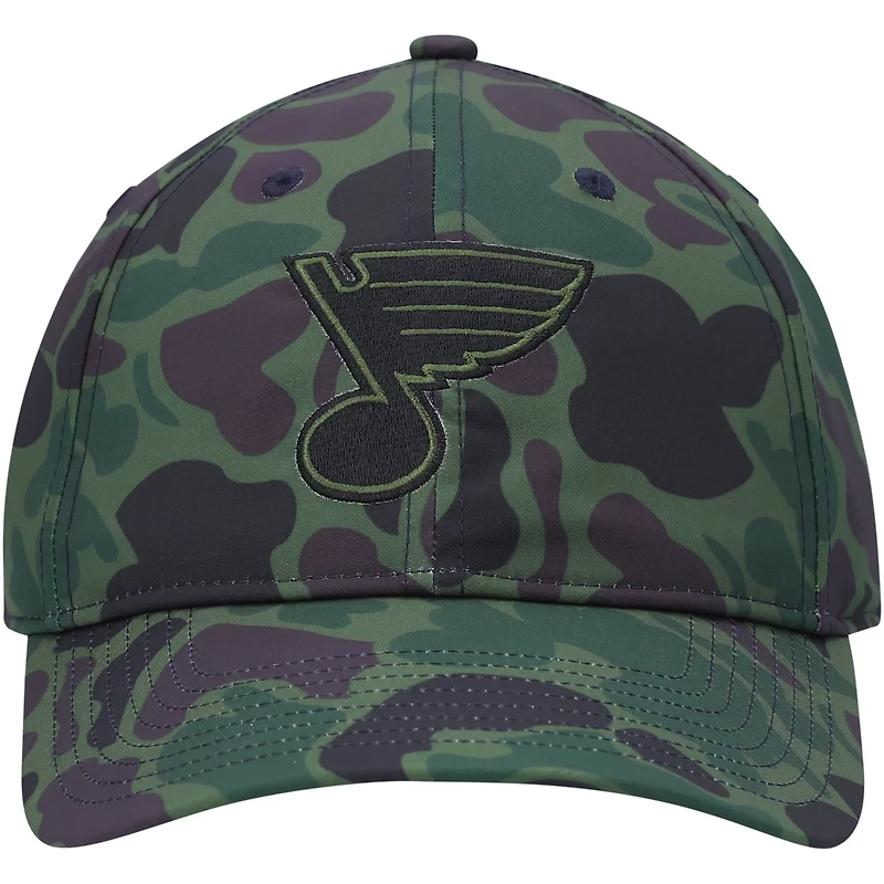 adidas St Louis Blues Locker Room Primegreen Slouch Adjustable Hat