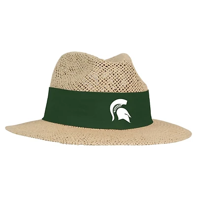Ahead Michigan State Spartans Wellington Gambler Straw Hat