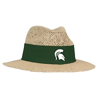 Ahead Michigan State Spartans Wellington Gambler Straw Hat