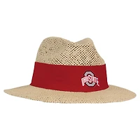 Ahead Ohio State Buckeyes Wellington Gambler Straw Hat